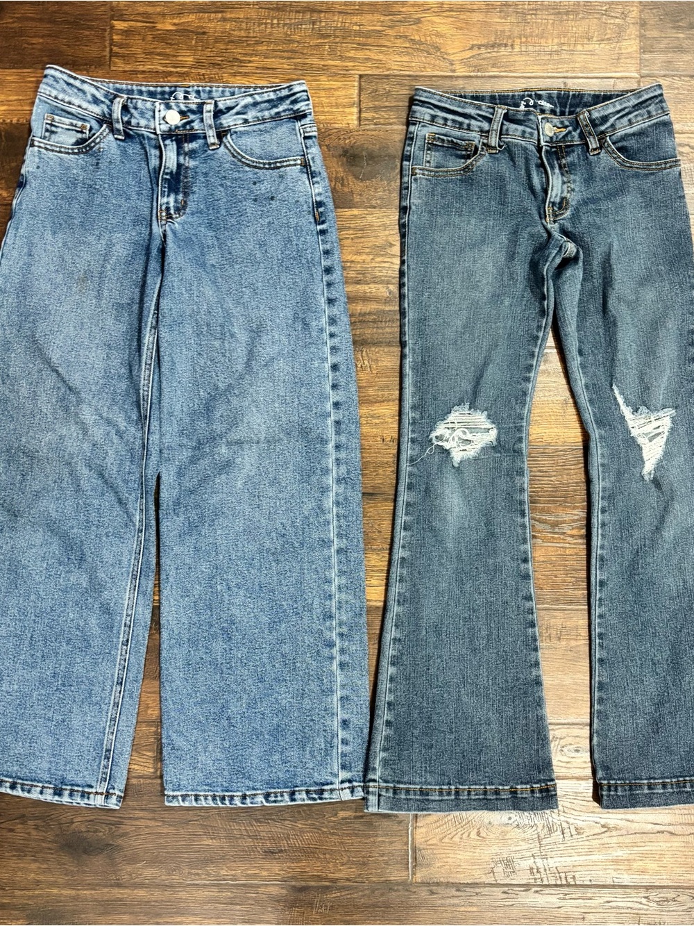 art class Kids Jeans Pair - Light Blue & Dark Blue